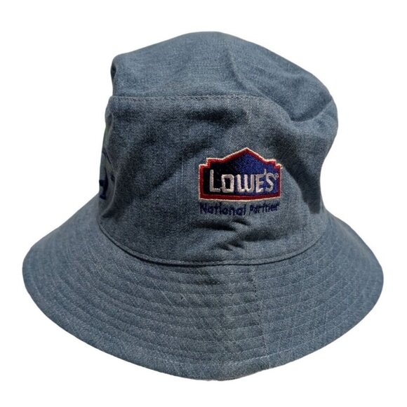 Lowes Home Improvement & Habitat For Humanity Blue Denim Bucket Hat - Picture 1 of 5